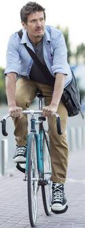 racefiets-in-stad