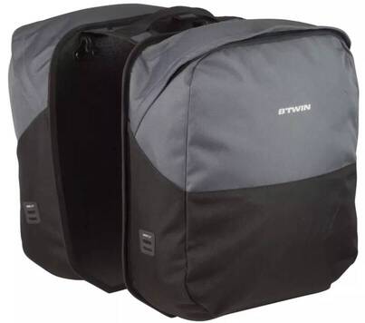 btwin dubbele fietstas