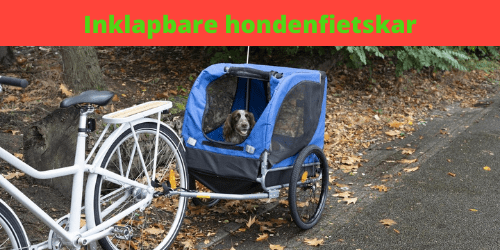 Inklapbare hondenfietskar