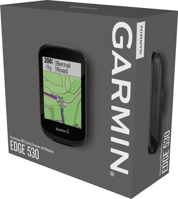 verpakking garmin 530 fietscomputer