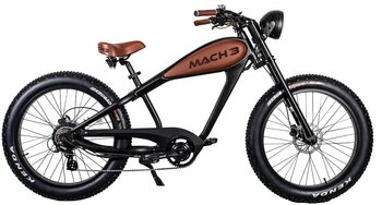 Elektrische Fatbike Chopper Fiets Varaneo Cafe Racer