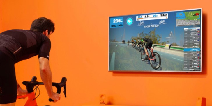 Fiets training Zwift