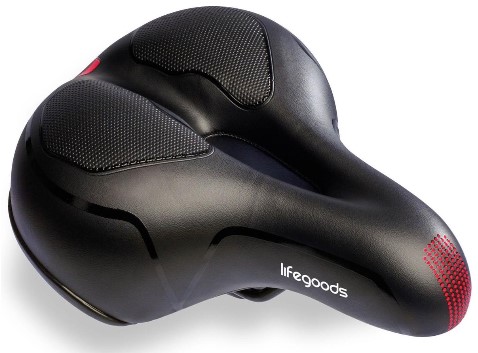 LifeGoods Gel Fietszadel