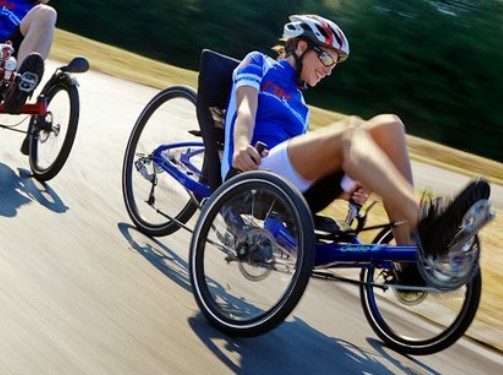 Trike elektrische ligfiets