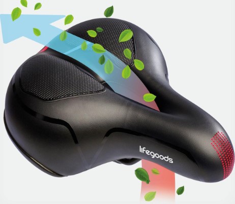 Ventilatie gelzadel fiets