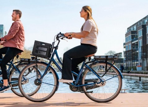 Elektrische transportfiets dames