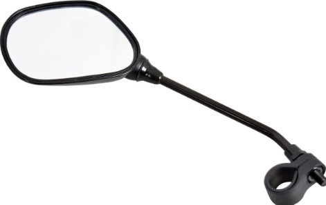 Dresco fietsspiegel met reflector