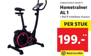 Lidl hometrainer aanbieding