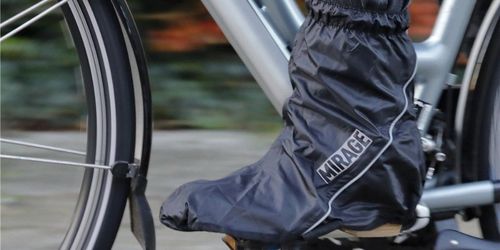 Regenoverschoenen-fiets