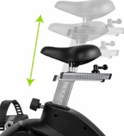 Hometrainer zadel verstelbaar