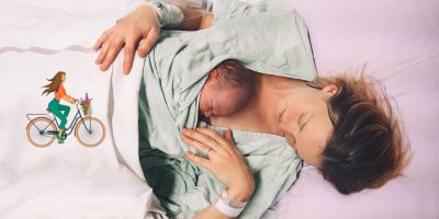 fietsen na bevalling