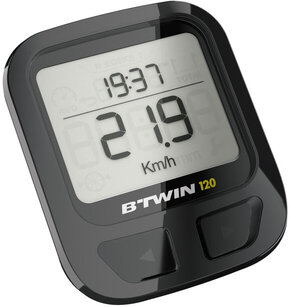 btwin rr120 fietscomputer zwart