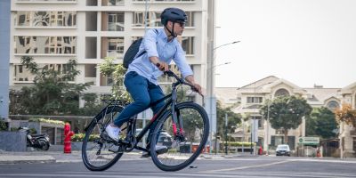 elke dag een uur fietsen