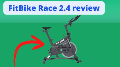 de fitbike race 2.4 beoordeeld op groene achtergrond