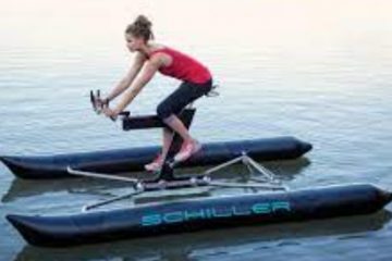 Opblaasbare waterfiets