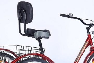 Breed fietszadel rugsteun