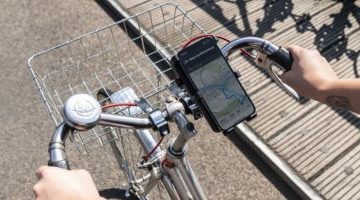 telefoonhouder fiets met powerbank