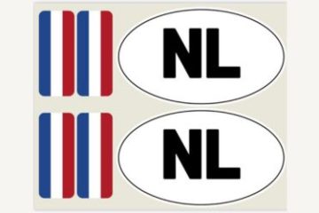 nl sticker fietsendrager