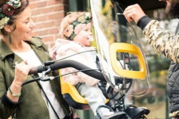 windscherm fiets